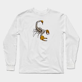 Zodiac sign Yellow scorpion Long Sleeve T-Shirt